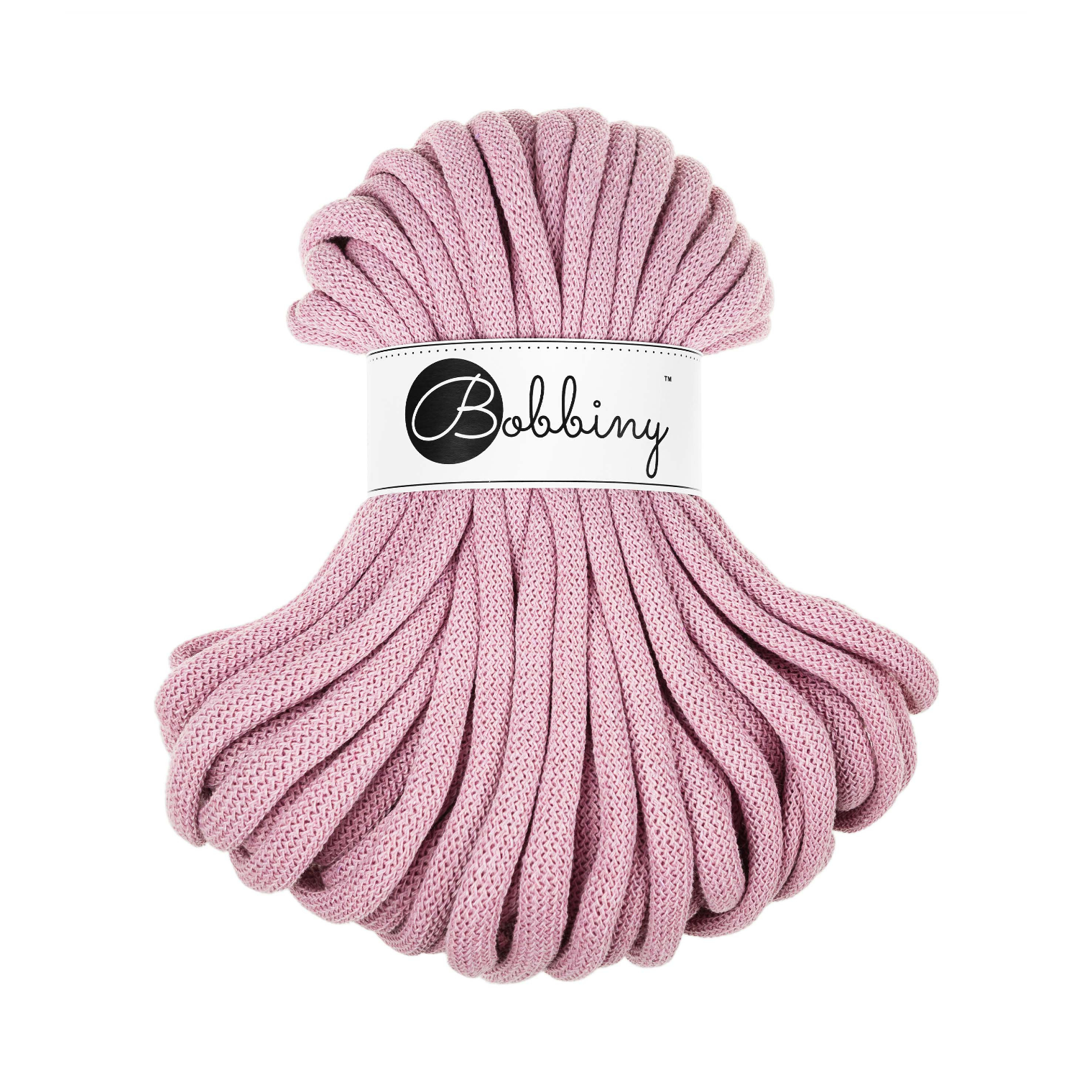 30 Metri - Bobbiny Intrecciato 9mm JUMBO - Dusty Rose (Rosa Polverosa)