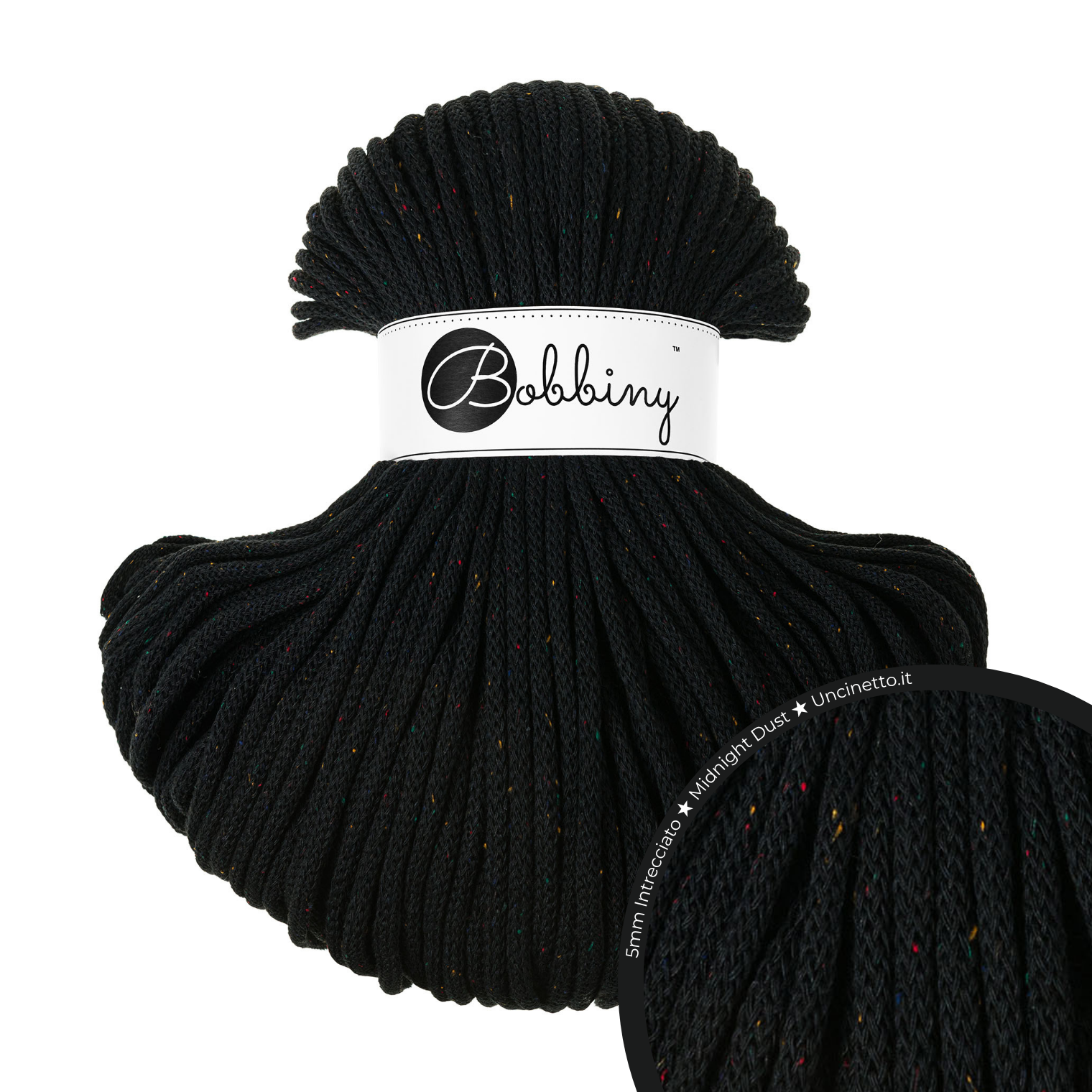 Bobbiny Intrecciato (Braided) 5mm PREMIUM - 100m