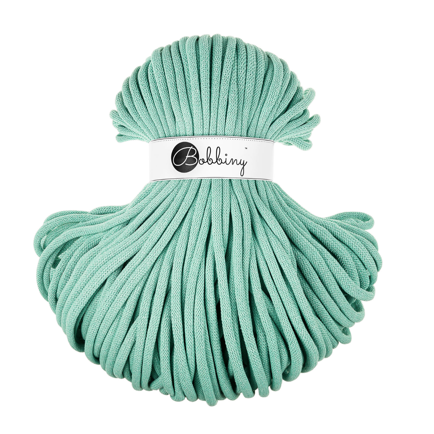 Bobbiny Intrecciato 9mm JUMBO - Jelly Mint (Menta Delicata)