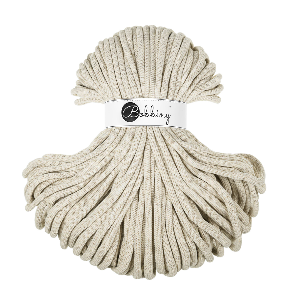 Bobbiny Intrecciato 9mm JUMBO - Cashmere Beige (Beige Cashmere)