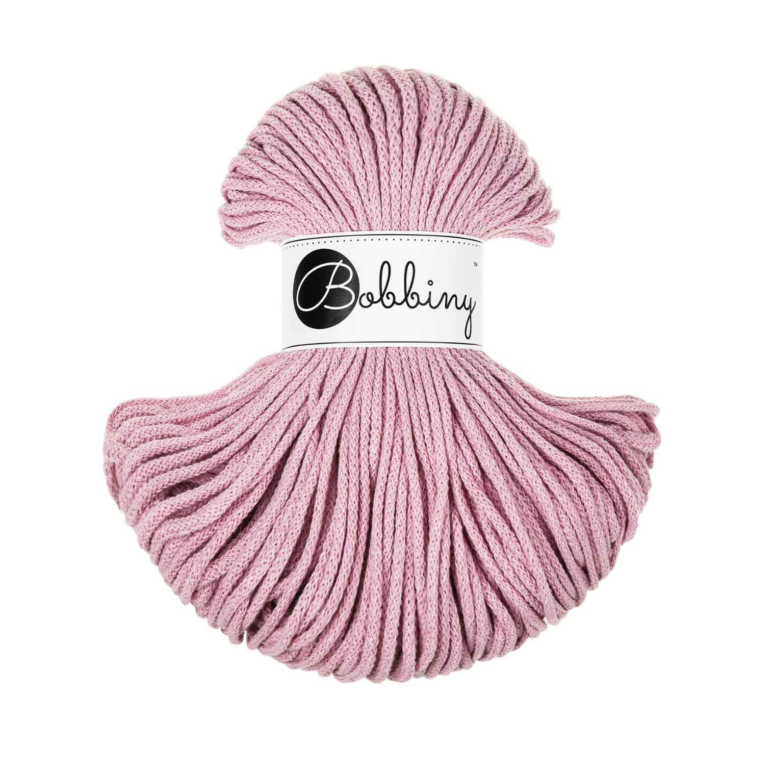 Bobbiny Intrecciato 3mm JUNIOR - Dusty Rose (Rosa Polverosa)