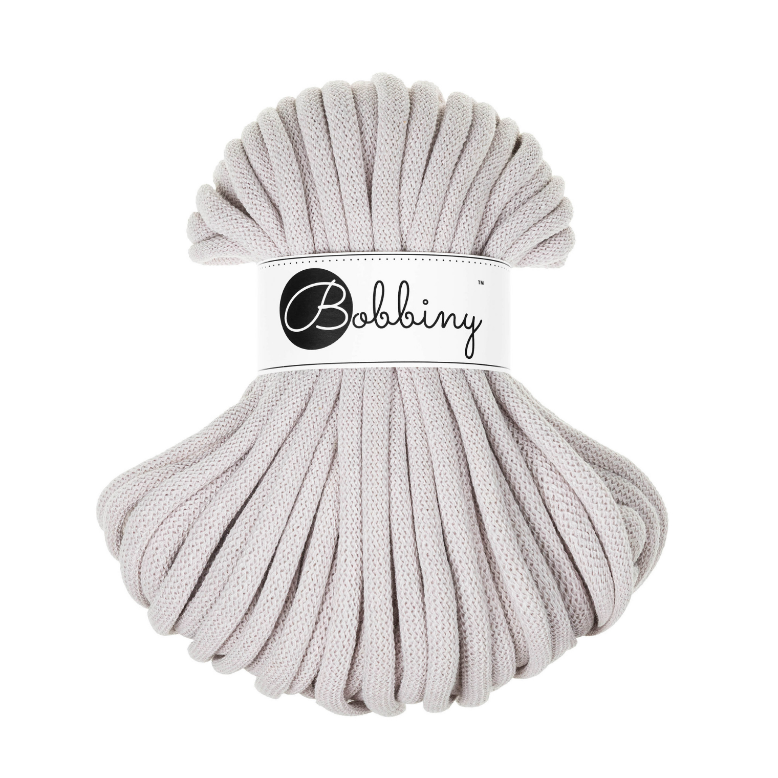 30 Metri - Bobbiny Intrecciato 9mm JUMBO - Moonlight (Chiaro di Luna)