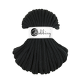 30 Metri - Bobbiny Intrecciato 9mm JUMBO - Black (Nero)