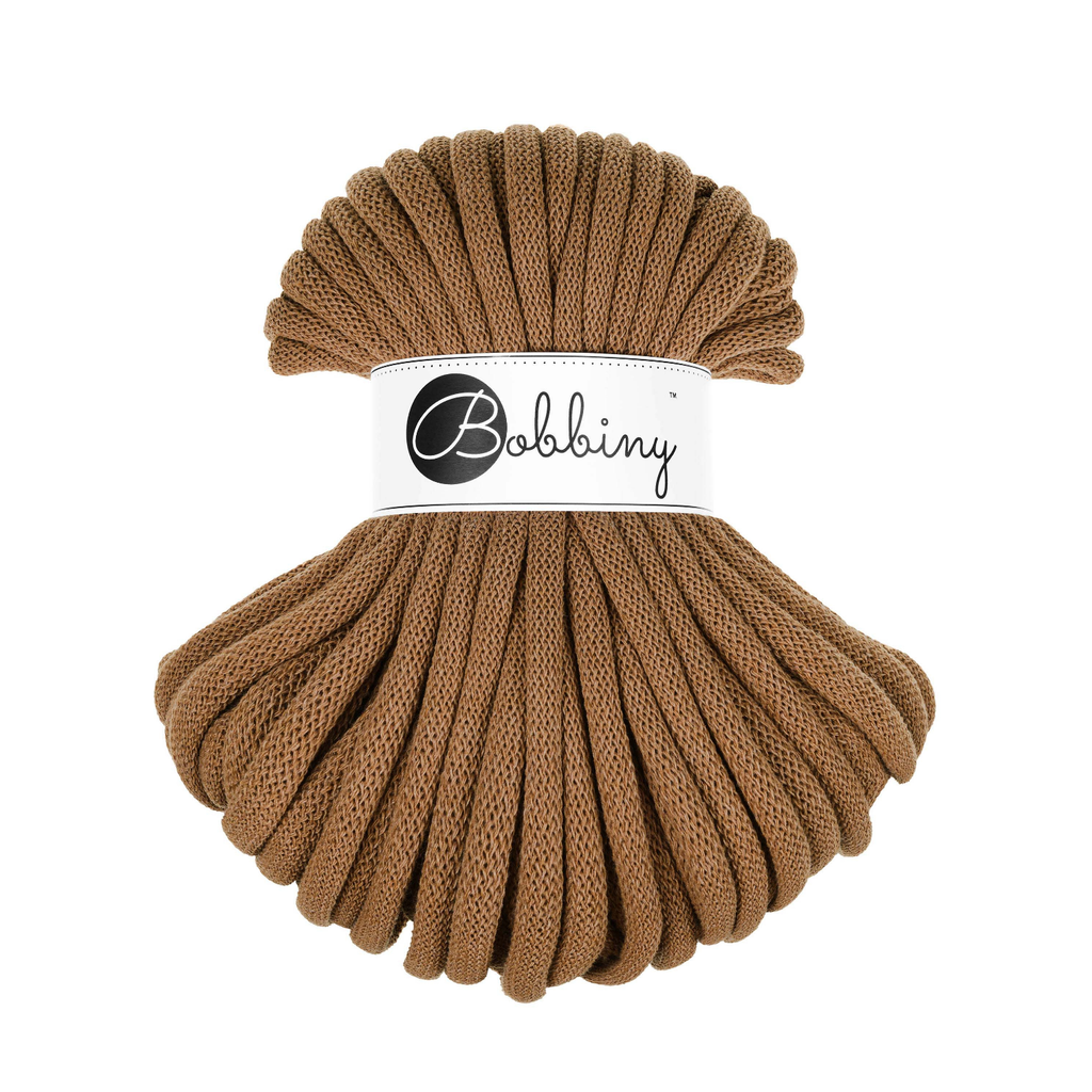 30 Metri - Bobbiny Intrecciato 9mm JUMBO - Caramel (Caramello)