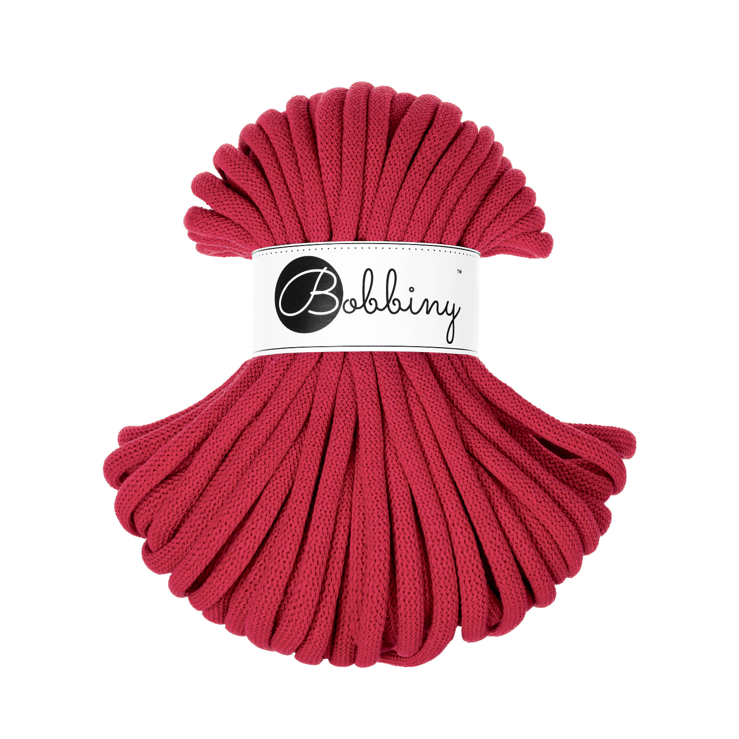 30 Metri - Bobbiny Intrecciato 9mm JUMBO - Classic Red (Rosso Classico)
