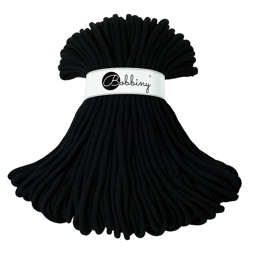 Bobbiny Intrecciato 9mm JUMBO - Black (Nero)