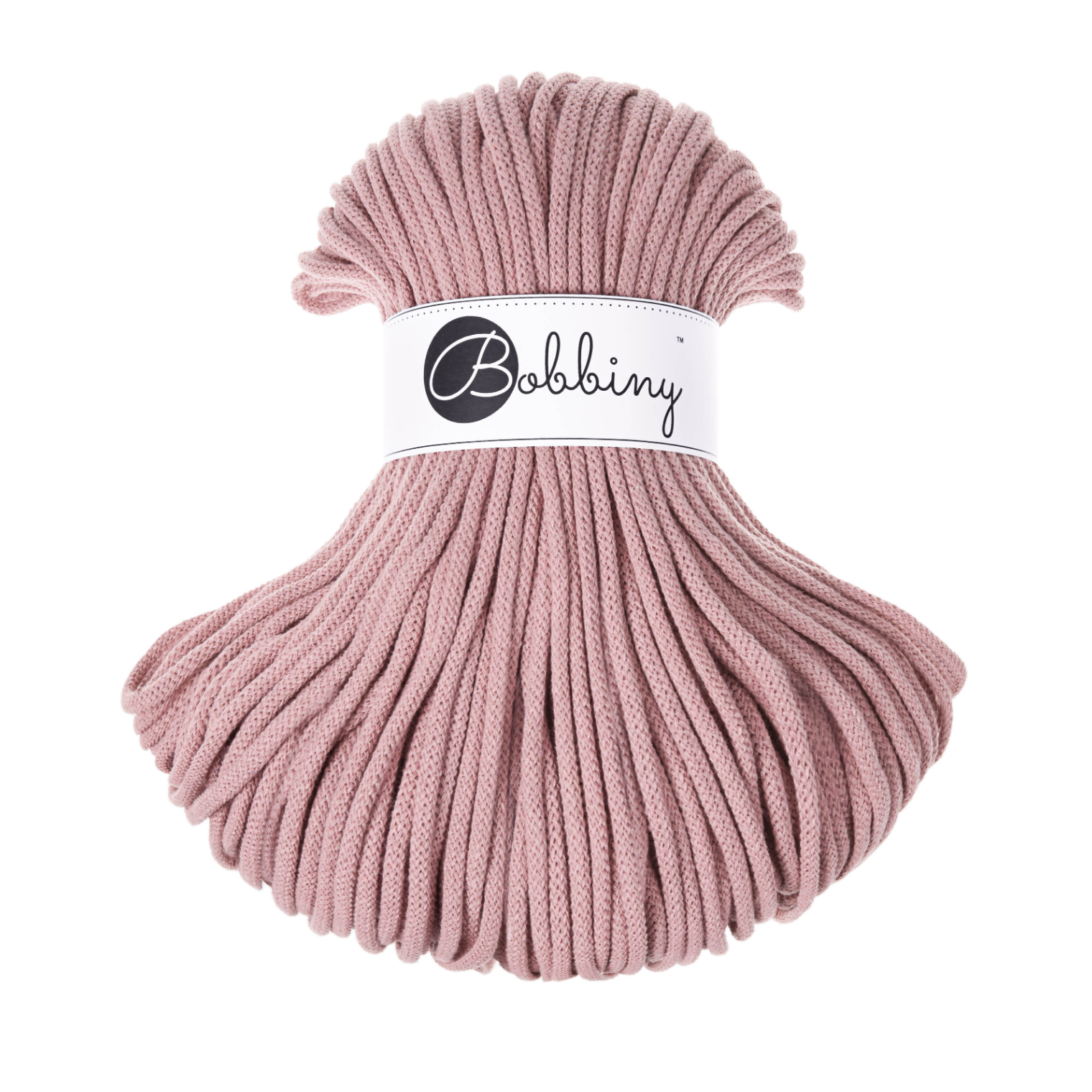Bobbiny Intrecciato 5mm PREMIUM - Blush (Rosa Cipria)