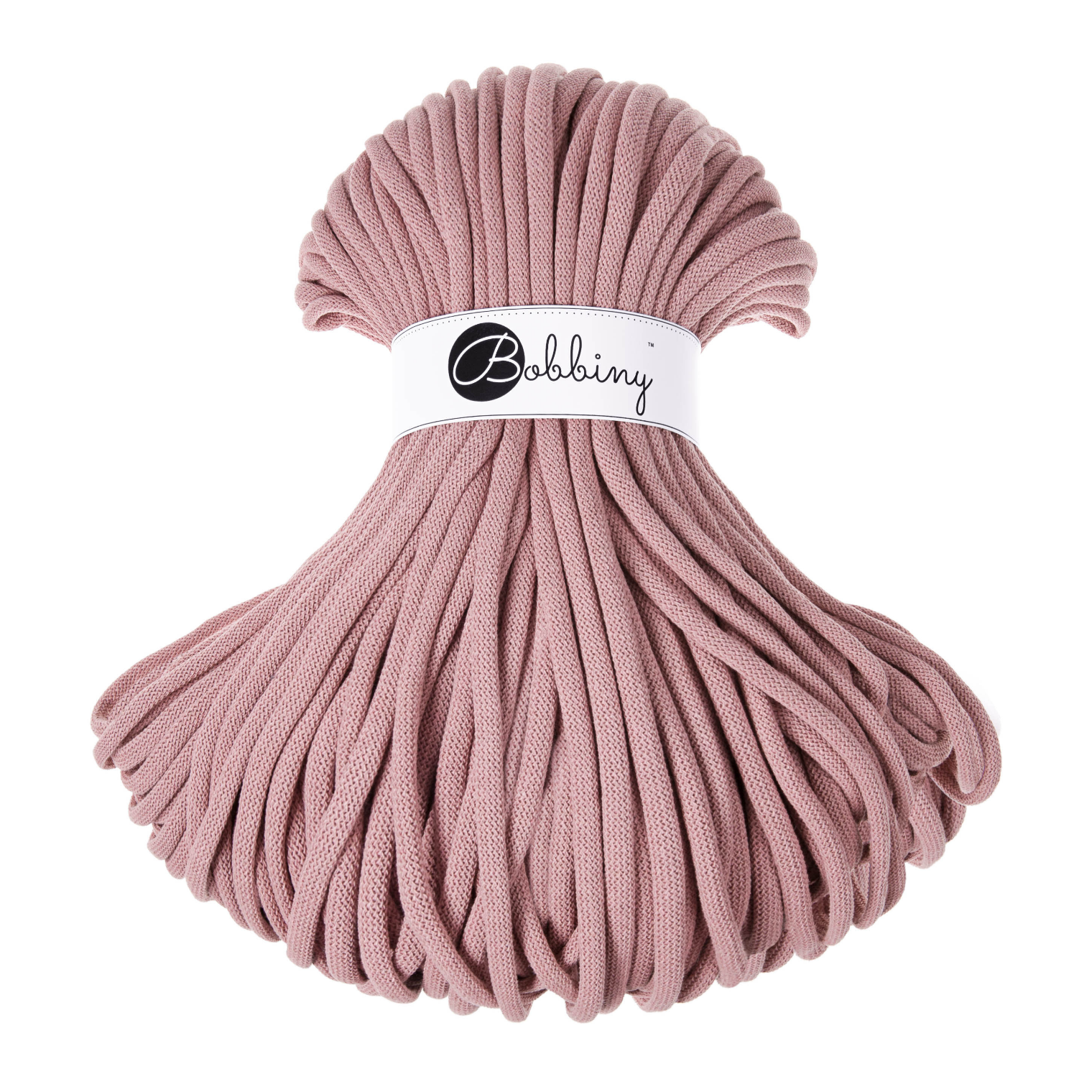Bobbiny Intrecciato 9mm JUMBO - Blush (Rosa Cipria)