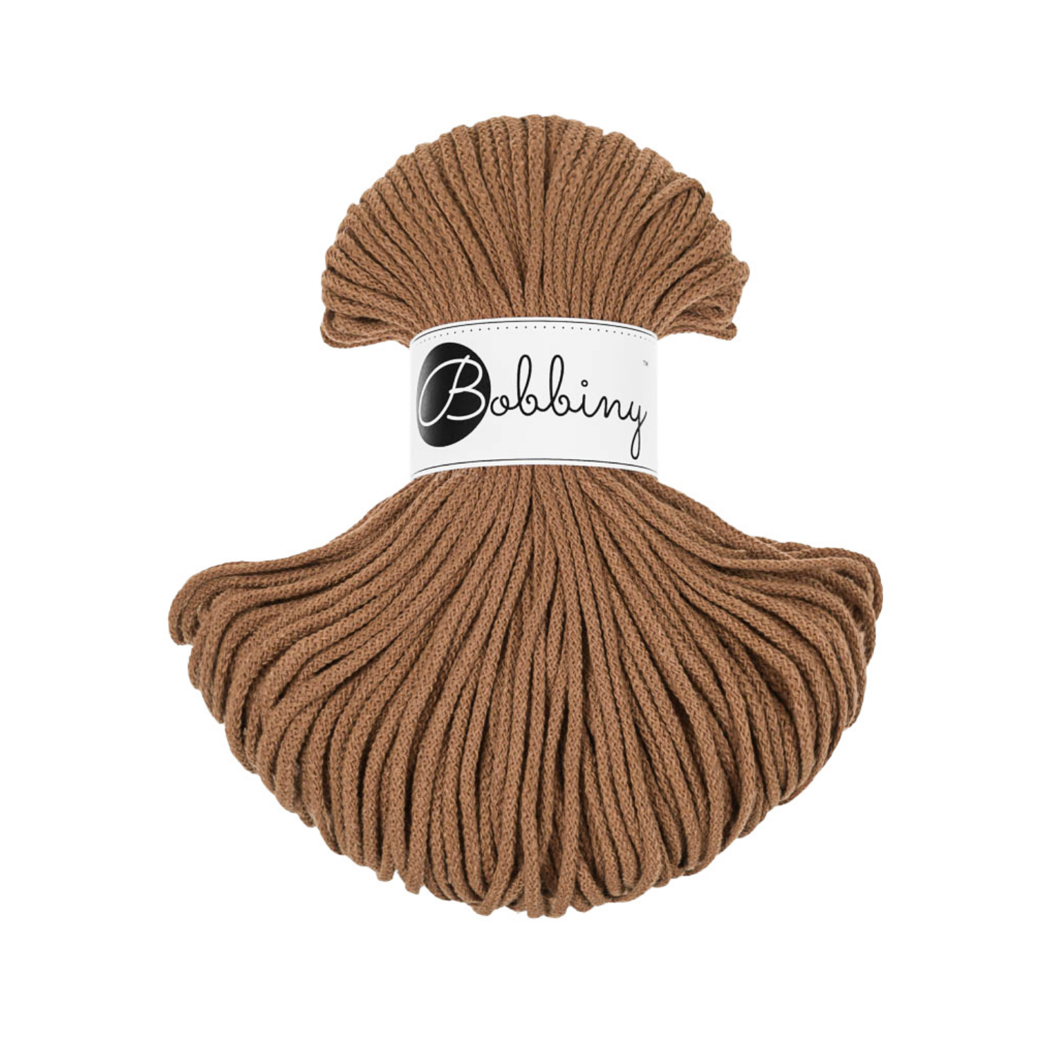 Bobbiny Intrecciato 3mm JUNIOR - Caramel (Caramello)
