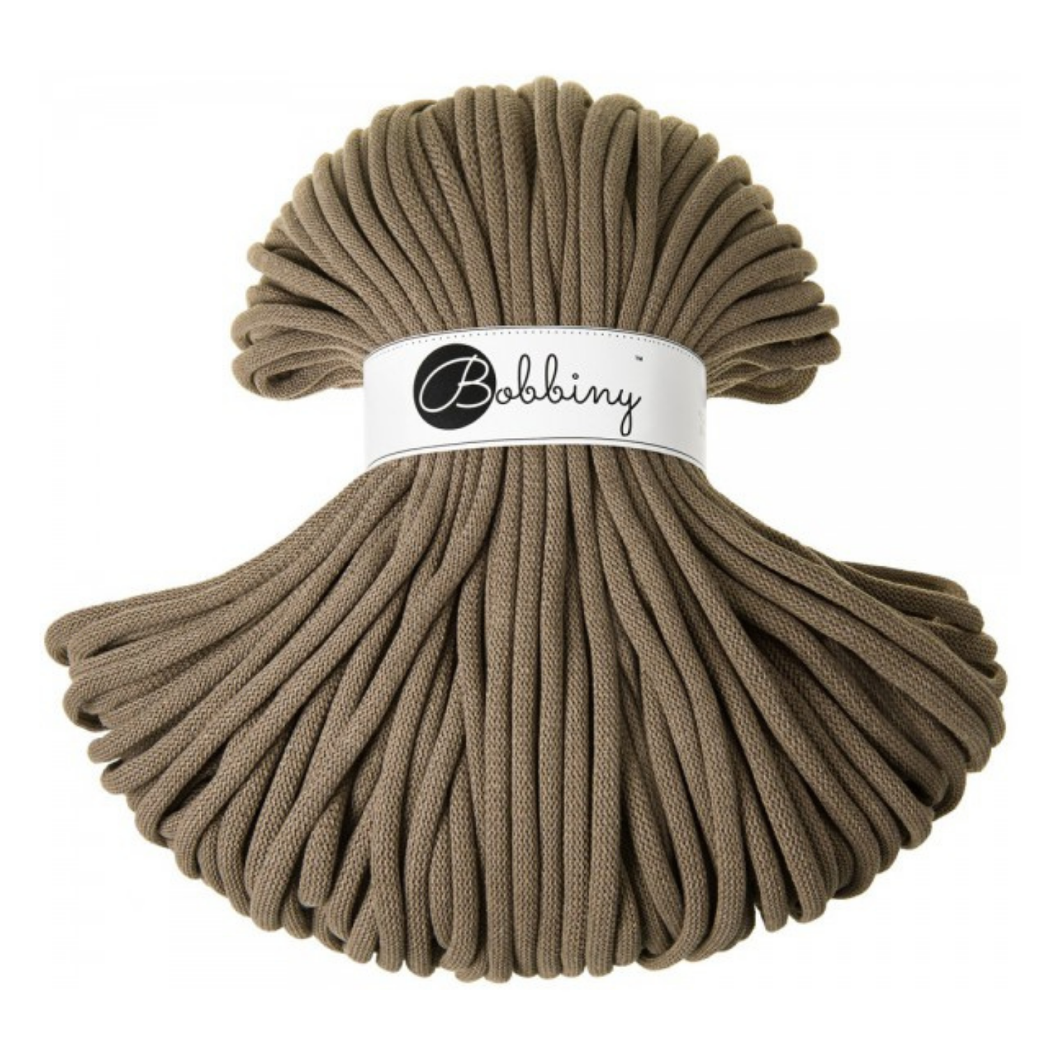 Bobbiny Intrecciato 9mm JUMBO - Coffee (Caffè)