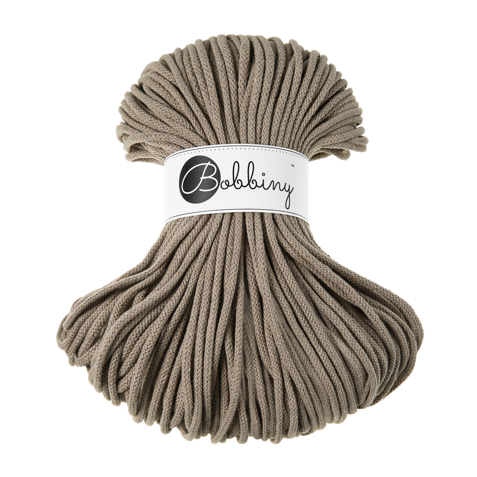 Bobbiny Intrecciato 5mm PREMIUM - Coffee (Caffè)
