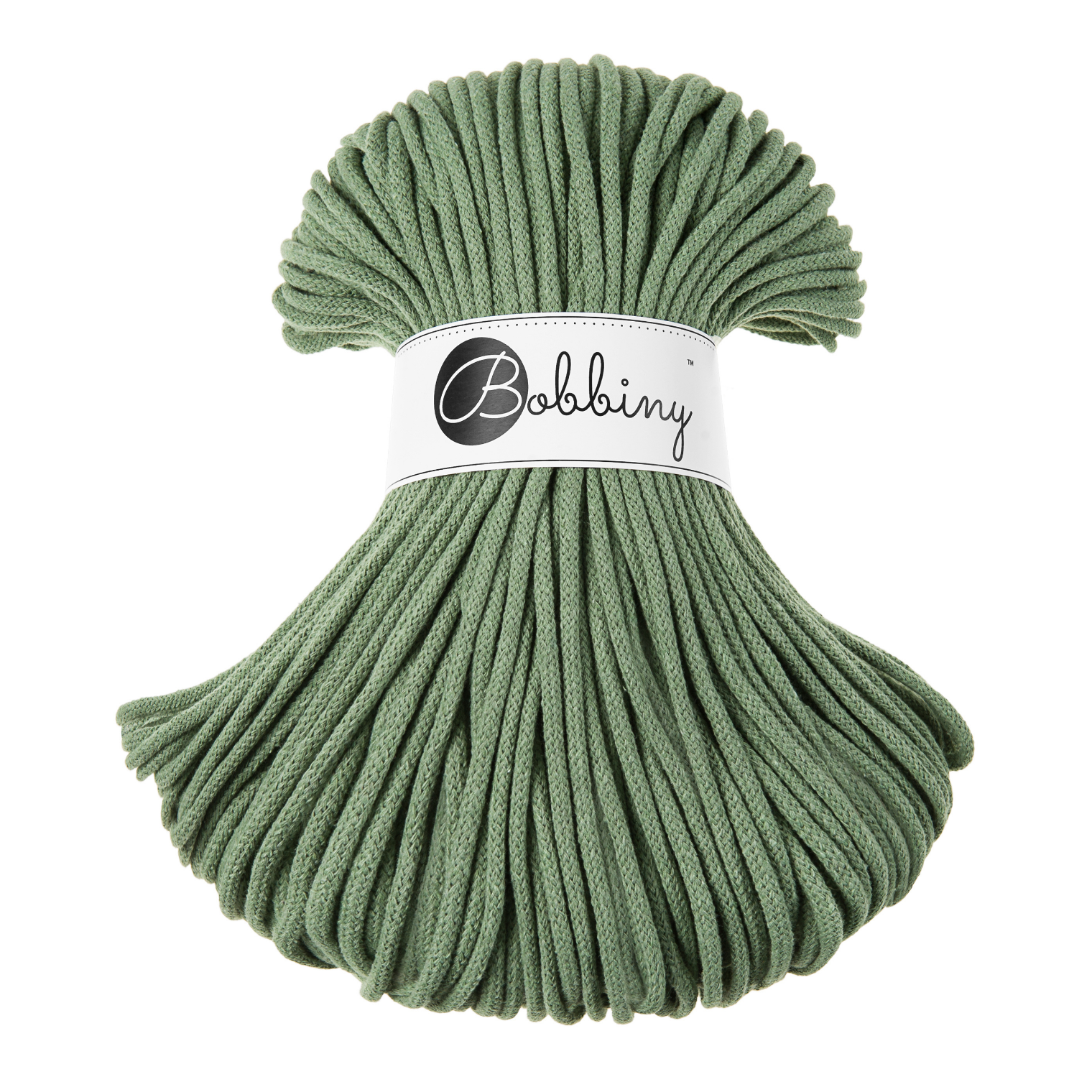 Bobbiny Intrecciato 5mm PREMIUM - Eucalyptus Green (Verde Eucalipto)