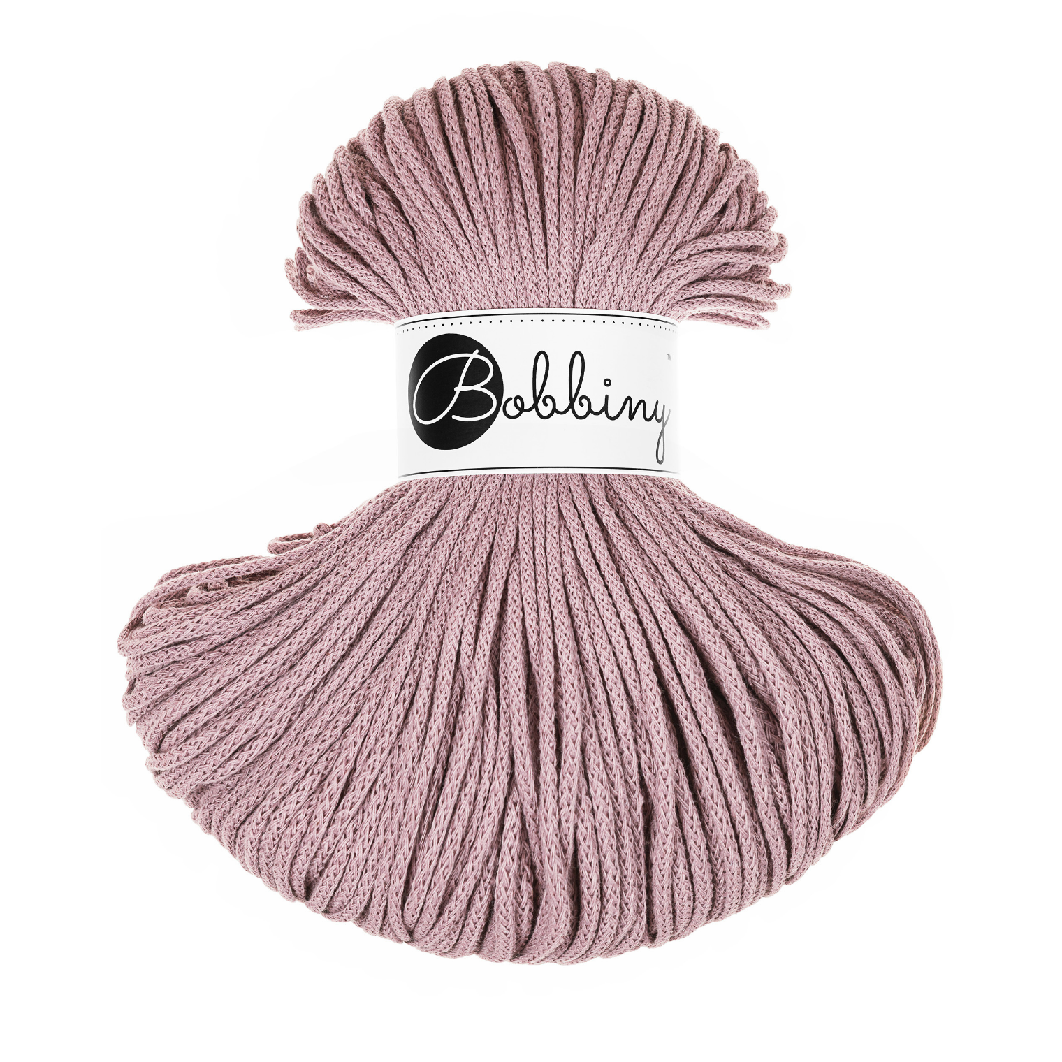 Bobbiny Intrecciato 3mm JUNIOR - Mauve (Malva)