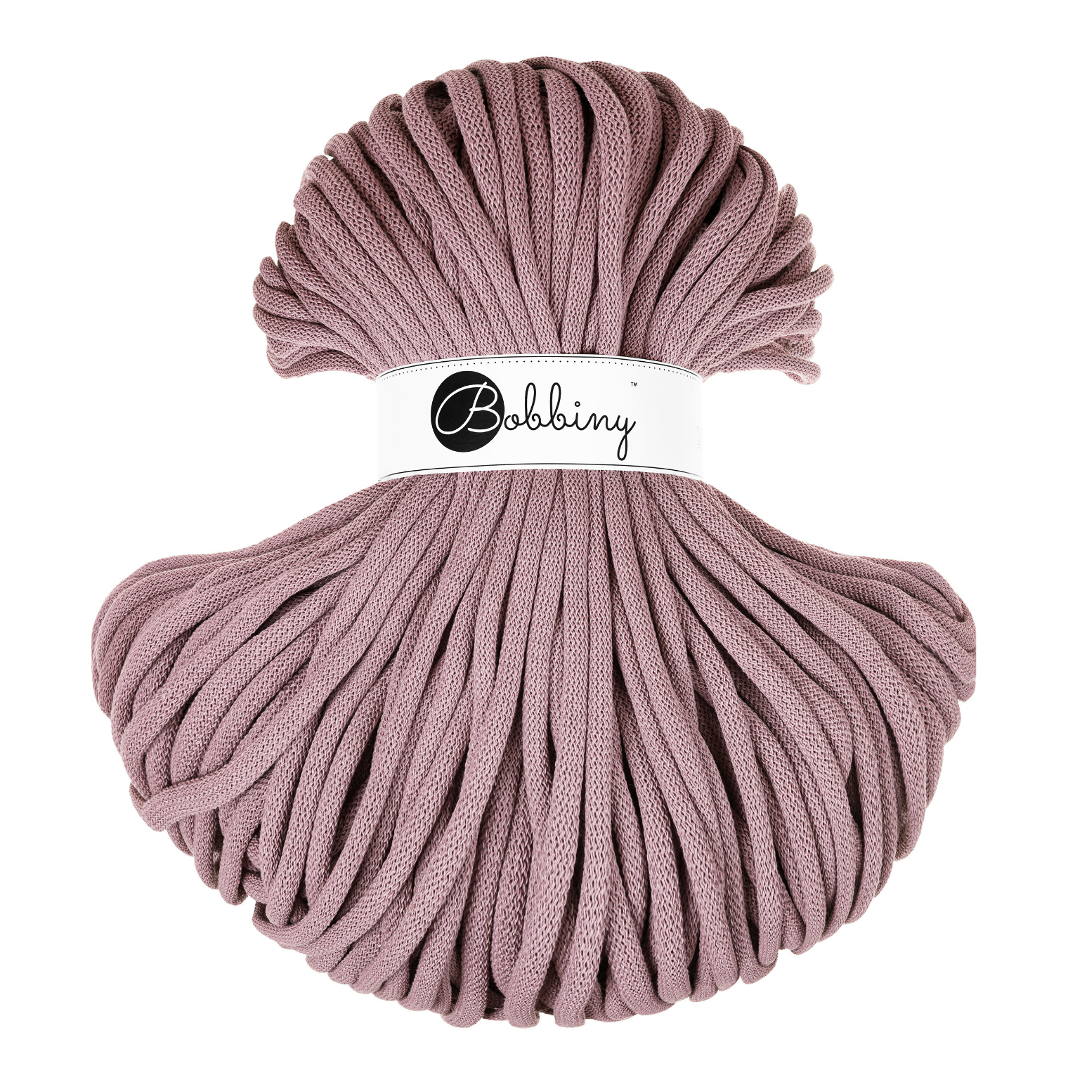 Bobbiny Intrecciato 9mm JUMBO - Mauve (Malva)
