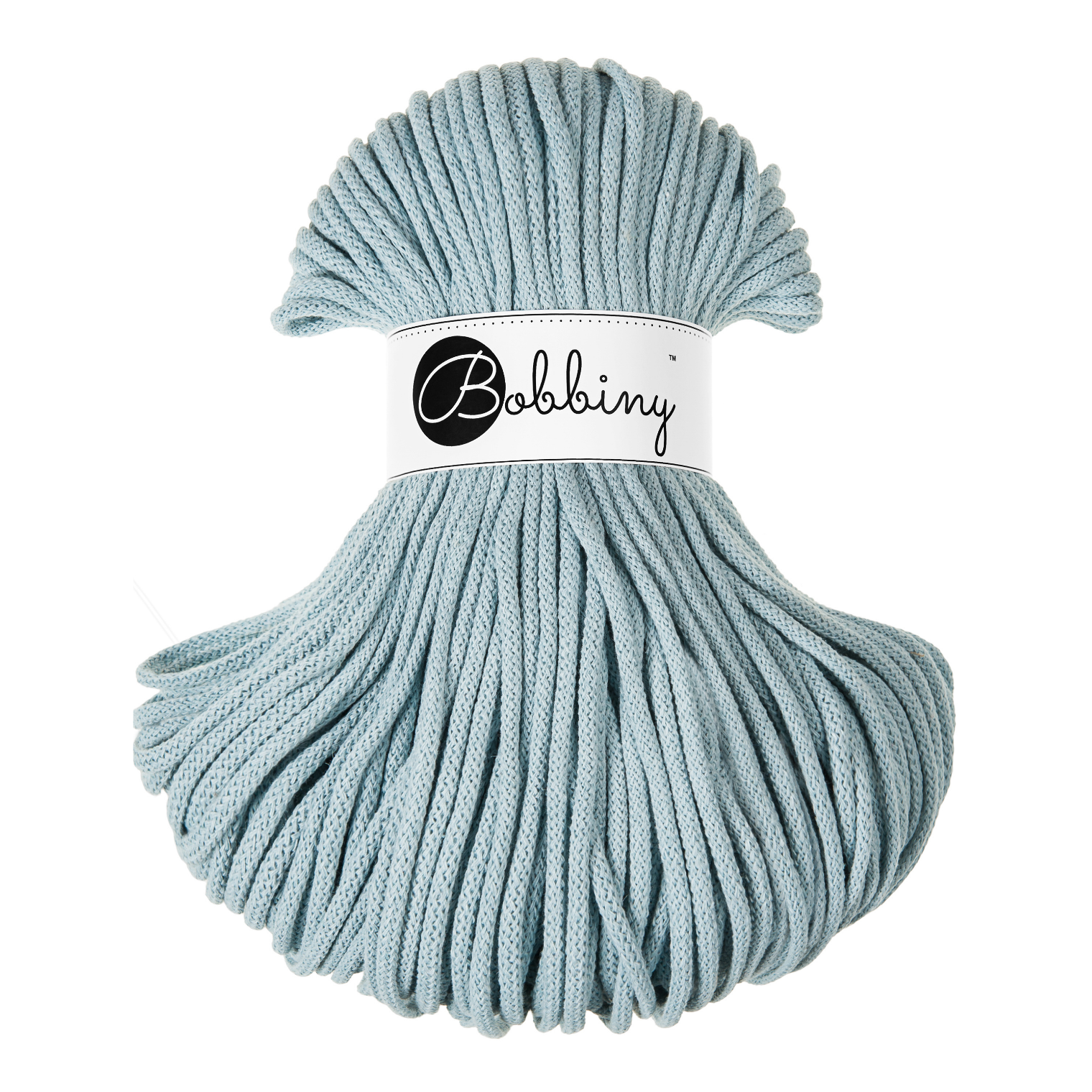 Bobbiny Intrecciato 5mm PREMIUM - Misty (Nebbia)
