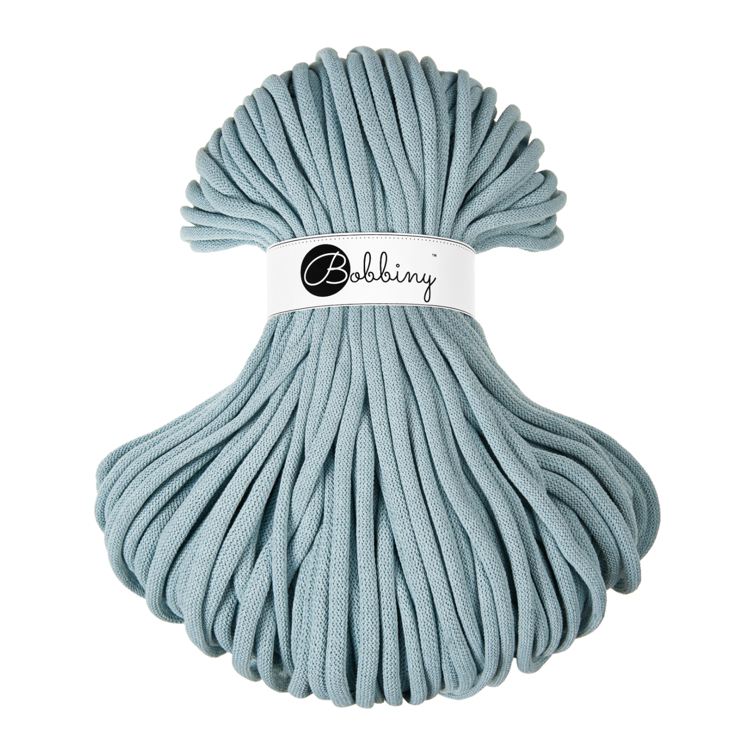 Bobbiny Intrecciato 9mm JUMBO - Misty (Nebbia)