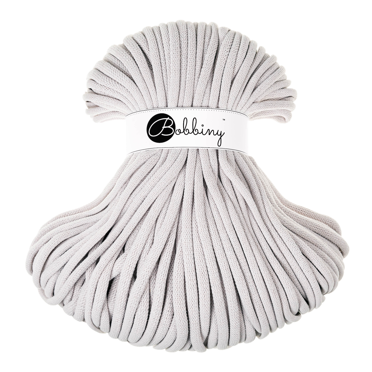 Bobbiny Intrecciato 9mm JUMBO - Moonlight (Chiaro di Luna)