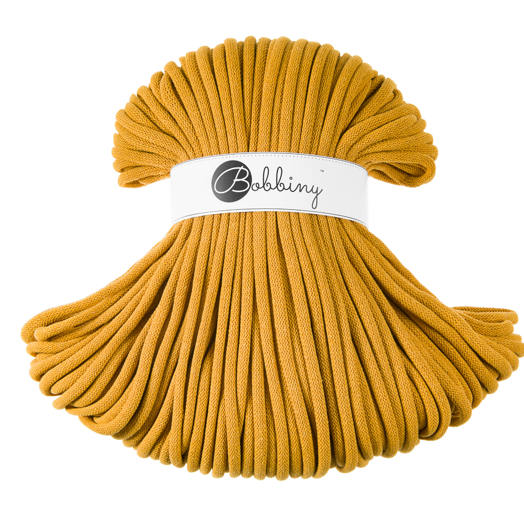 Bobbiny Intrecciato 9mm JUMBO - Mustard (Senape)
