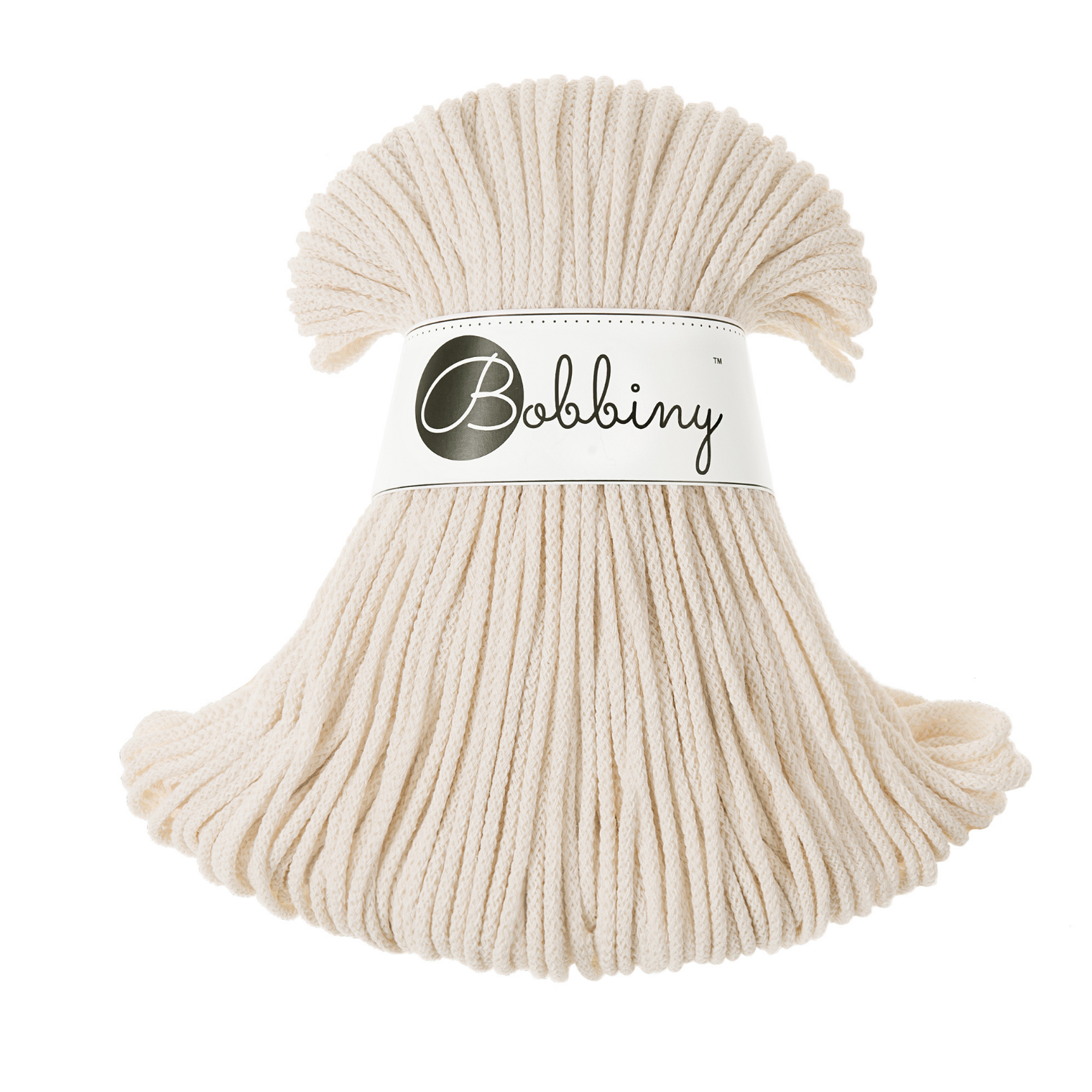 Bobbiny Intrecciato 3mm JUNIOR - Natural (Naturale)