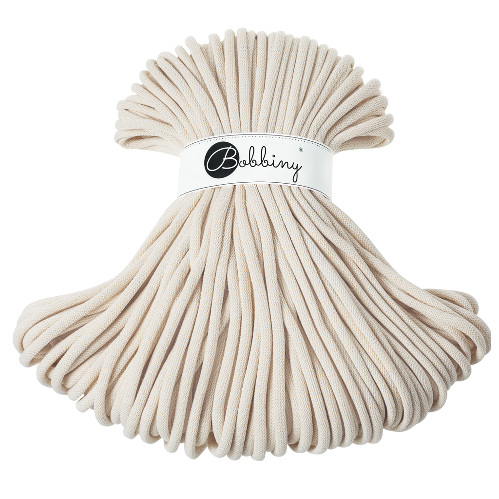 Bobbiny Intrecciato 9mm JUMBO - Natural (Naturale)