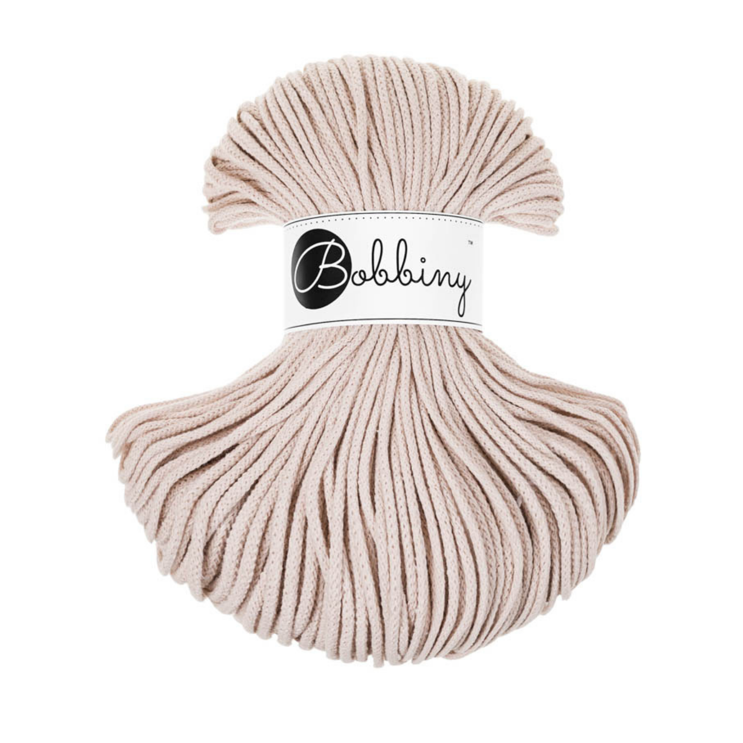 Bobbiny Intrecciato 3mm JUNIOR - Nude (Nudo)