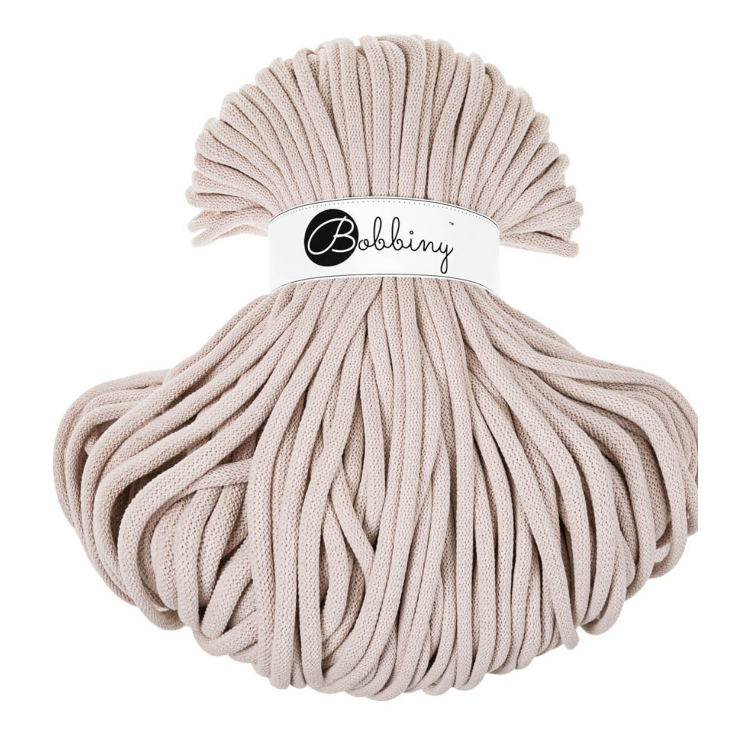 Bobbiny Intrecciato 9mm JUMBO - Nude (Nudo)