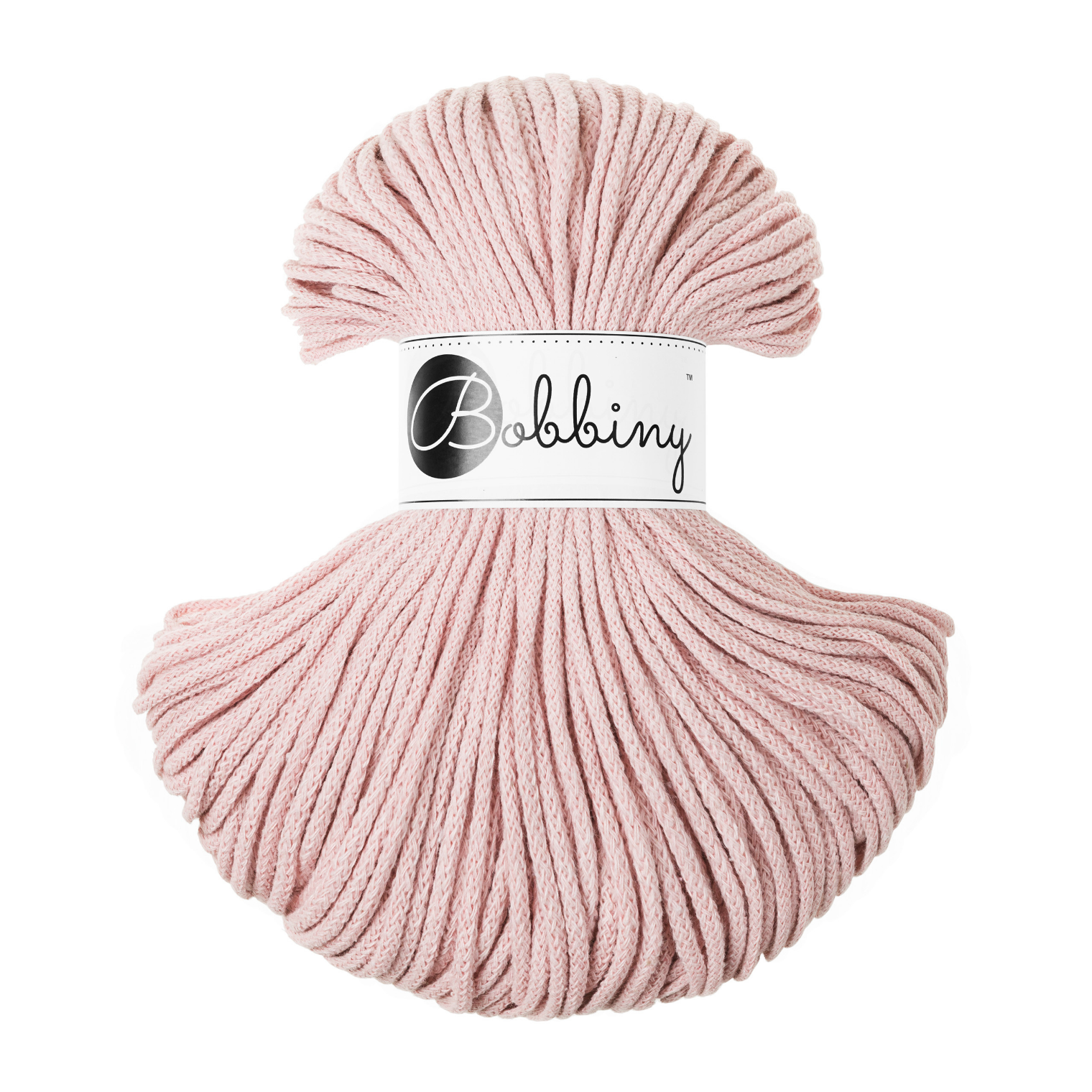 Bobbiny Intrecciato 3mm JUNIOR - Pastel Pink (Rosa Pastello)