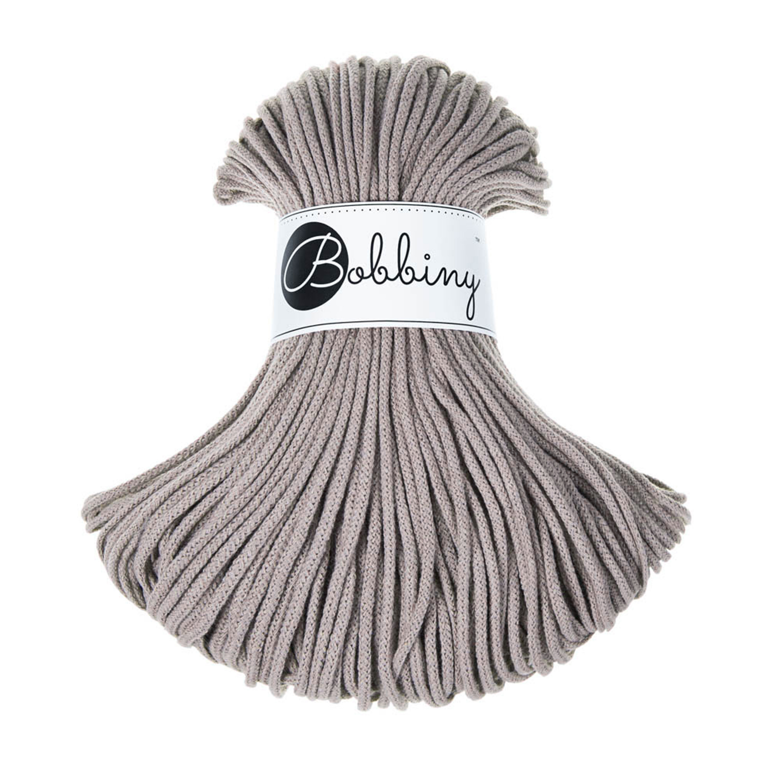 Bobbiny Intrecciato 3mm JUNIOR - Pearl (Perla)
