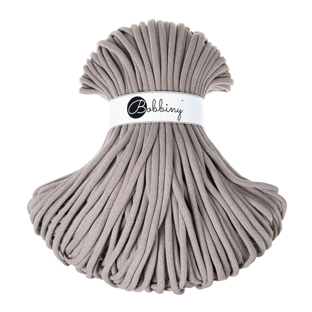 Bobbiny Intrecciato 9mm JUMBO - Pearl (Perla)