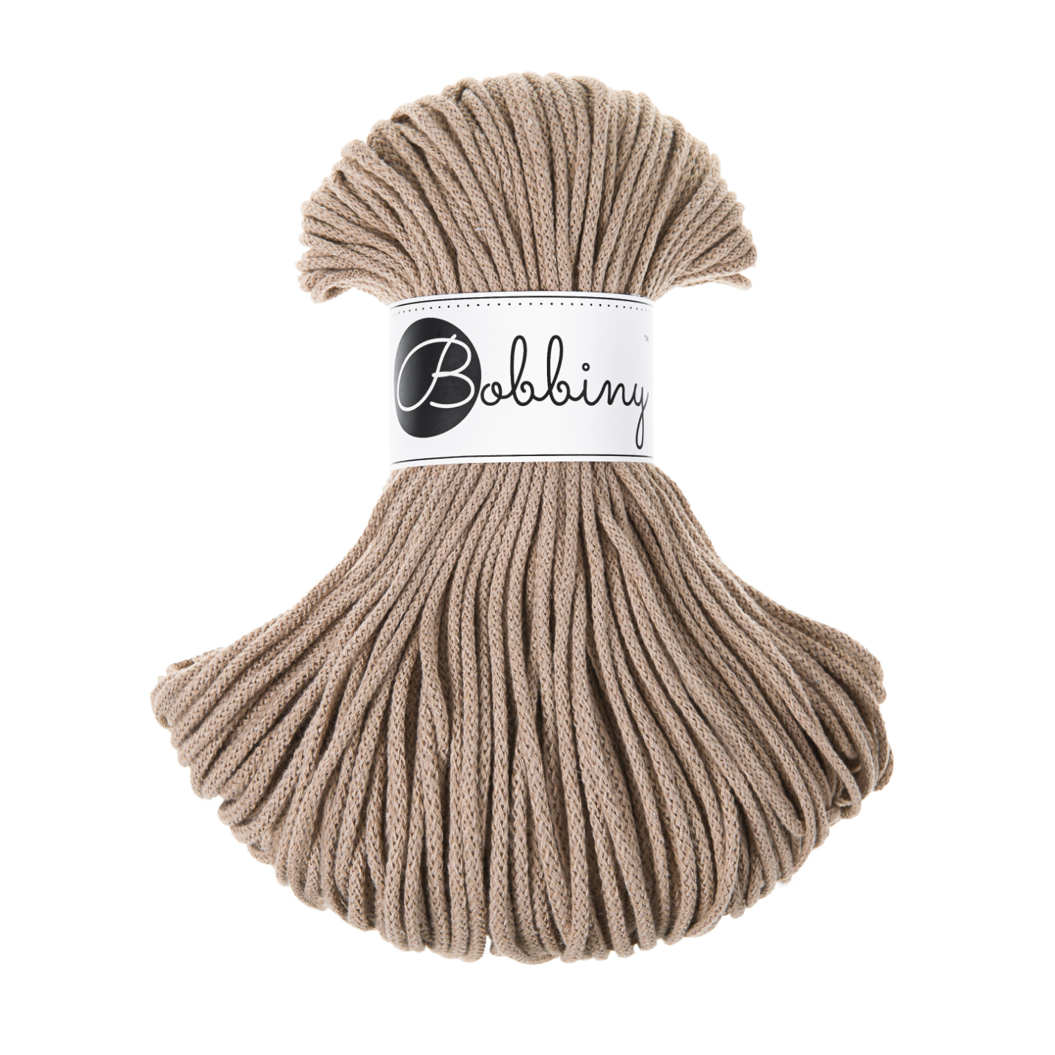 Bobbiny Intrecciato 3mm JUNIOR - Sand (Sabbia)