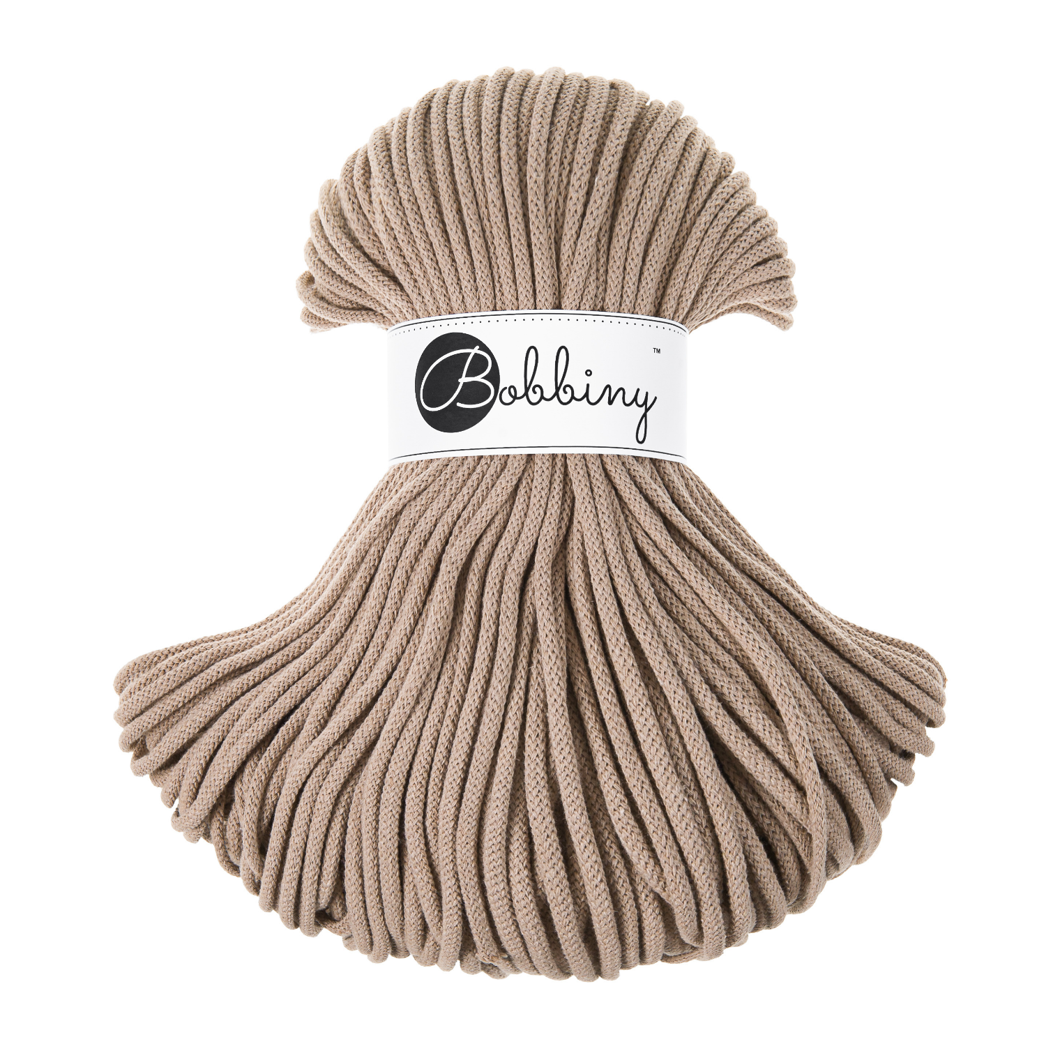 Bobbiny Intrecciato 5mm PREMIUM - Sand (Sabbia)