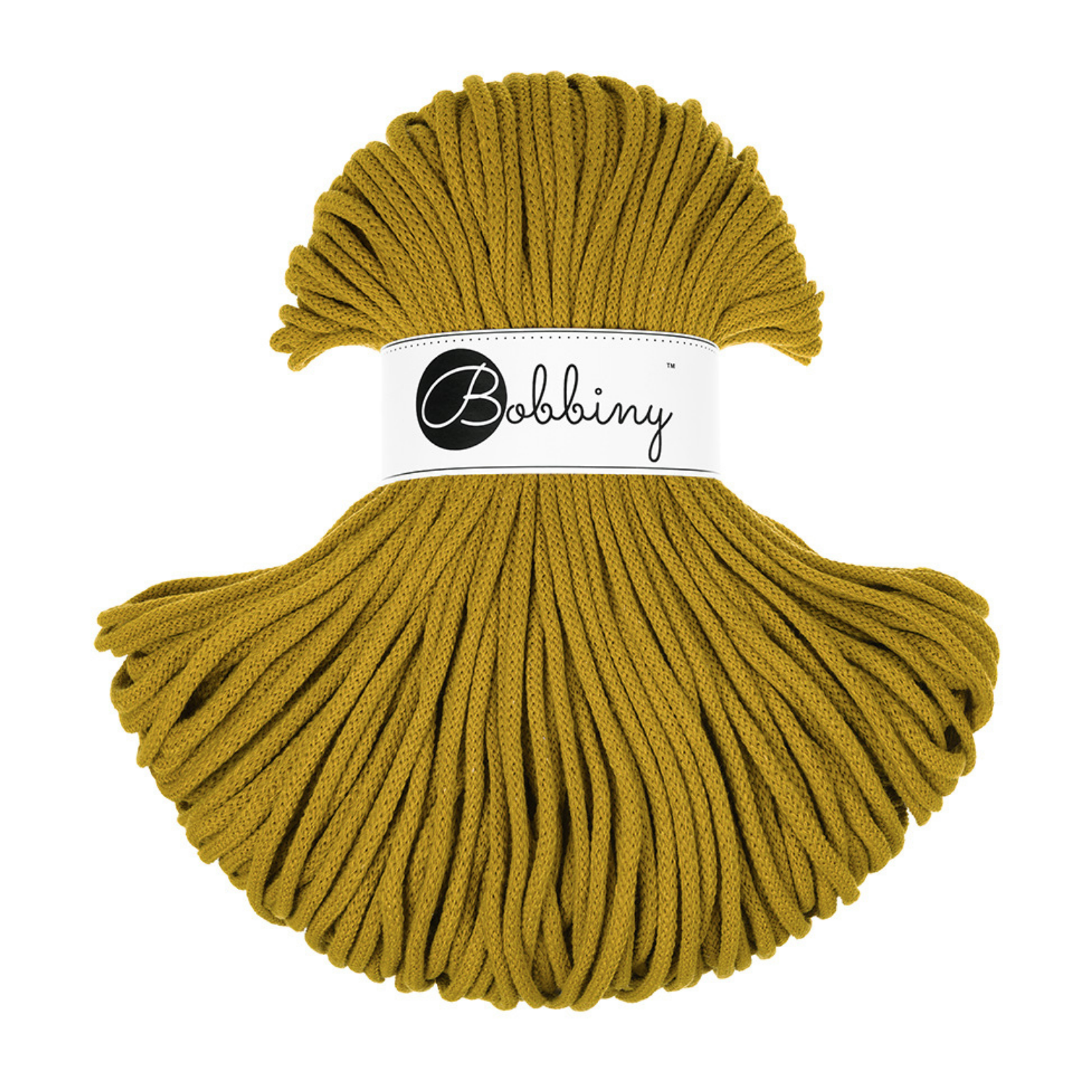 Bobbiny Intrecciato 5mm PREMIUM - Spicy Yellow (Giallo Piccante)