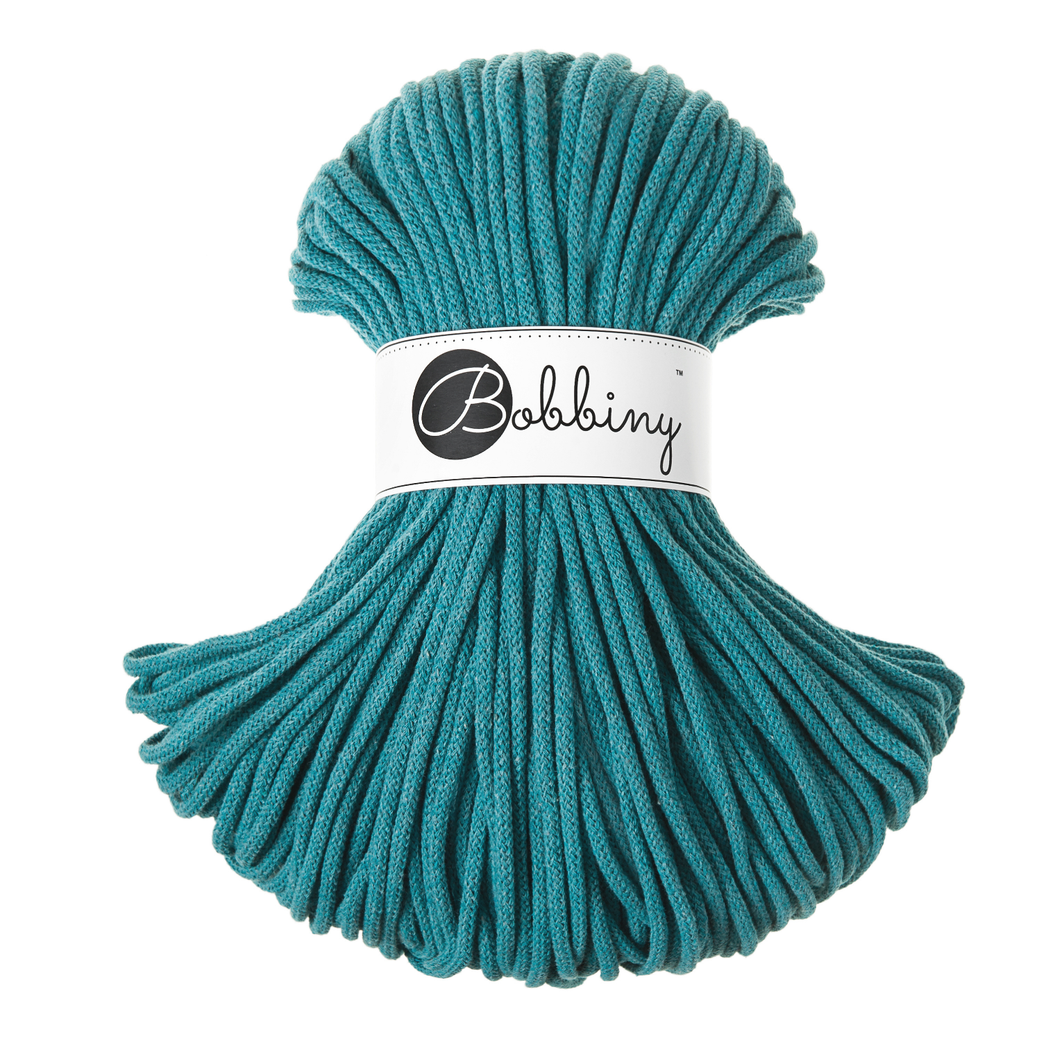 Bobbiny Intrecciato 5mm PREMIUM - Teal (Verde Petrolio)