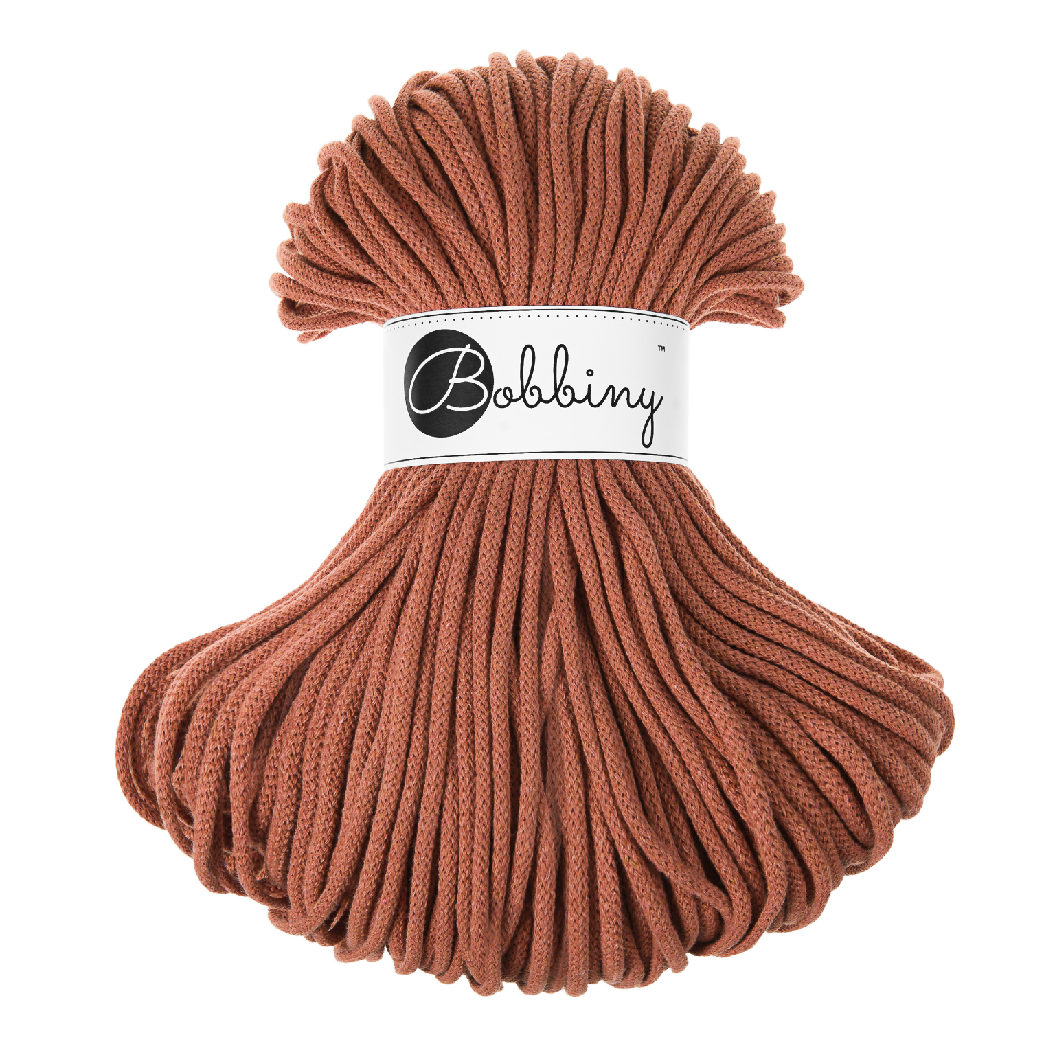 Bobbiny Intrecciato 5mm PREMIUM - Terracotta (Terracotta)