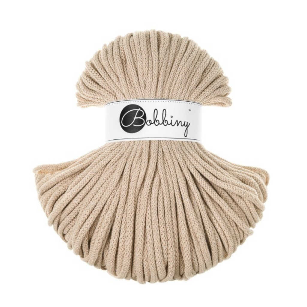 Bobbiny Intrecciato 5mm PREMIUM - Warm Beige (Beige Caldo)